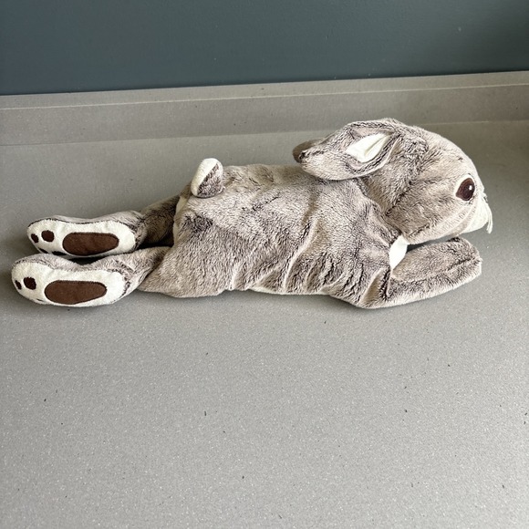 IKEA Vandring Hare Plush Bunny Rabbit 16" Floppy Eared Sewn Eyes Super Soft - Picture 5 of 7